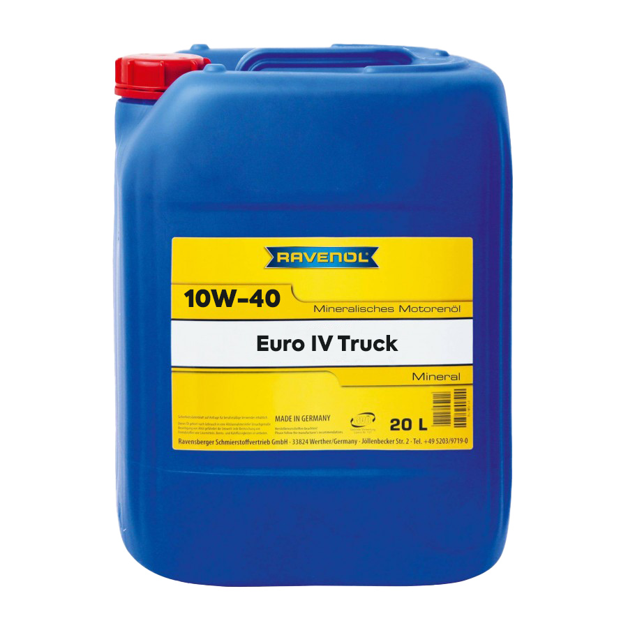 Моторное масло Ravenol Euro IV Truck SAE 10W-40, 20л